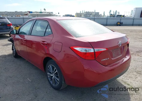 2016 Toyota Corolla Le Plus из США, поврежденный, VIN 5YFBURHEXGP429499